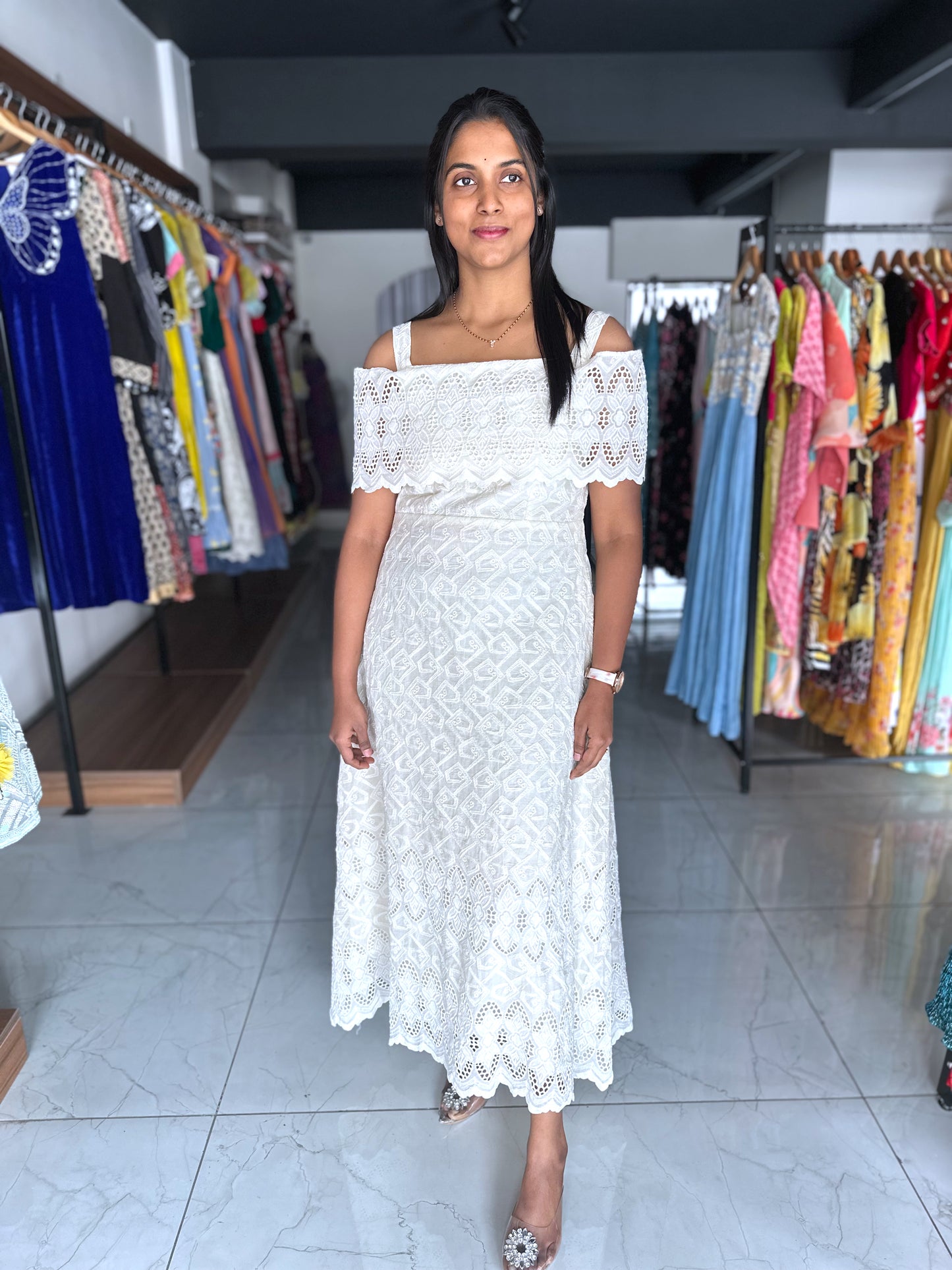 Pure Comfort - White Cotton frock