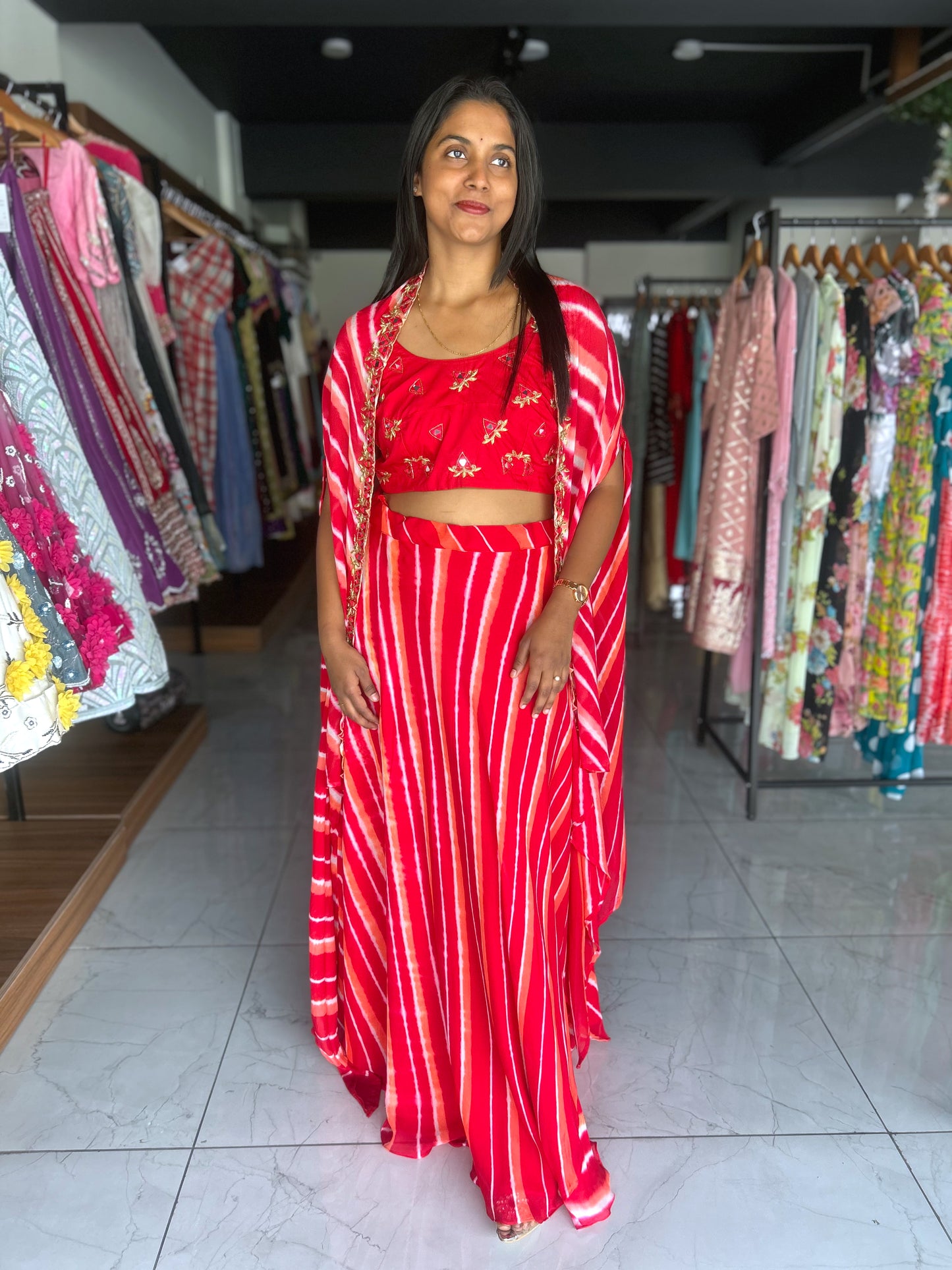 Red cape set