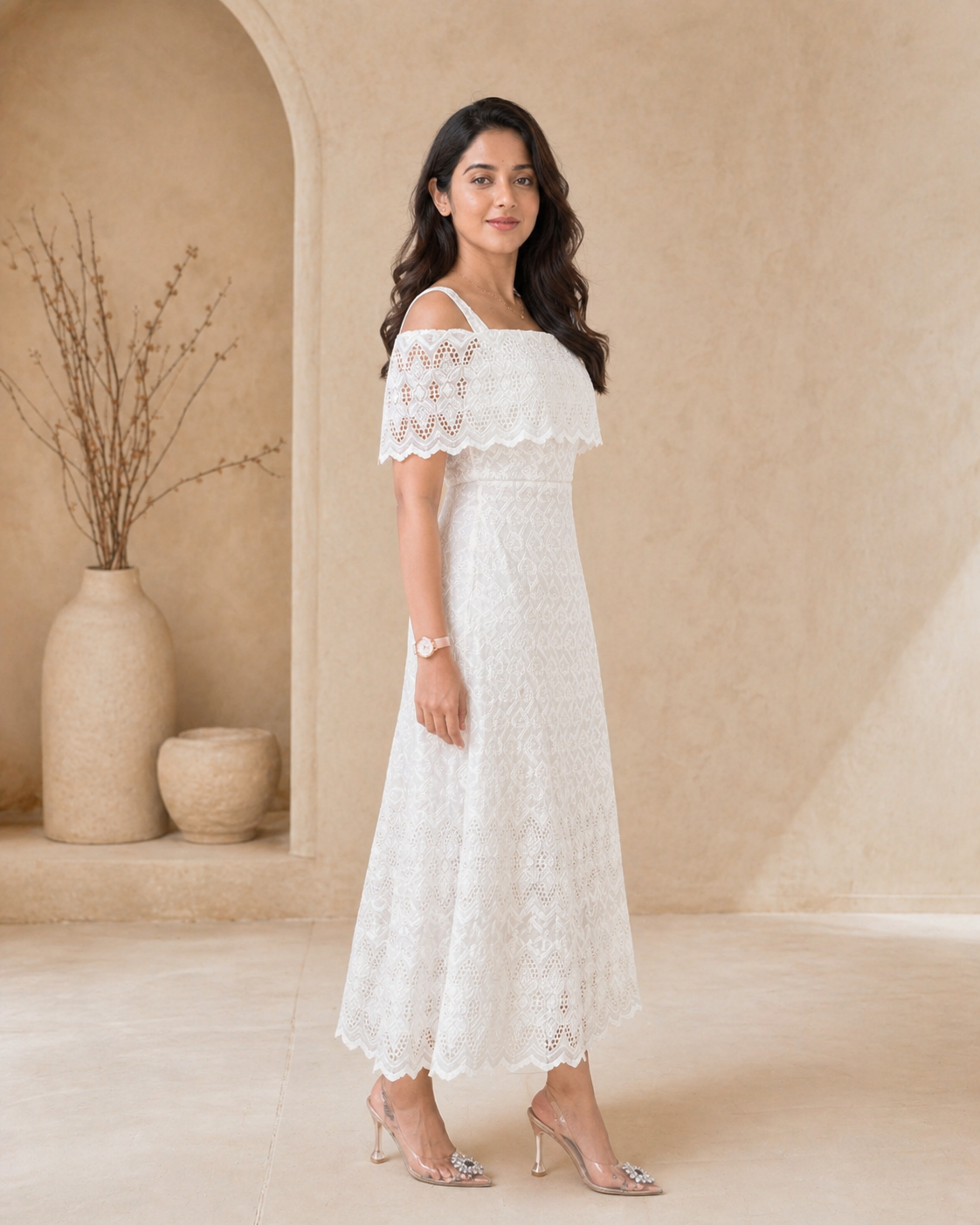 Pure Comfort - White Cotton frock