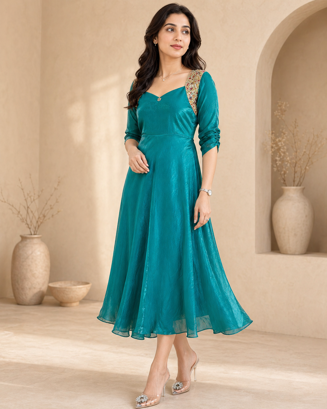 Emerald Sheen - Glass Tiusse frock