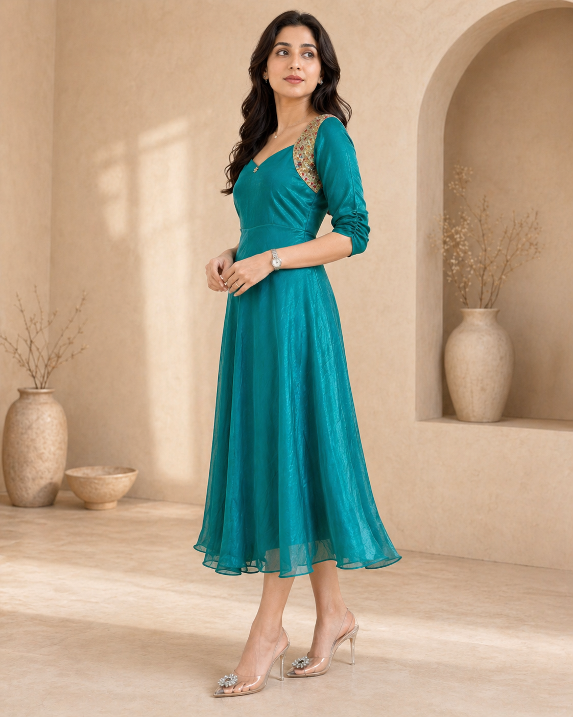 Emerald Sheen - Glass Tiusse frock